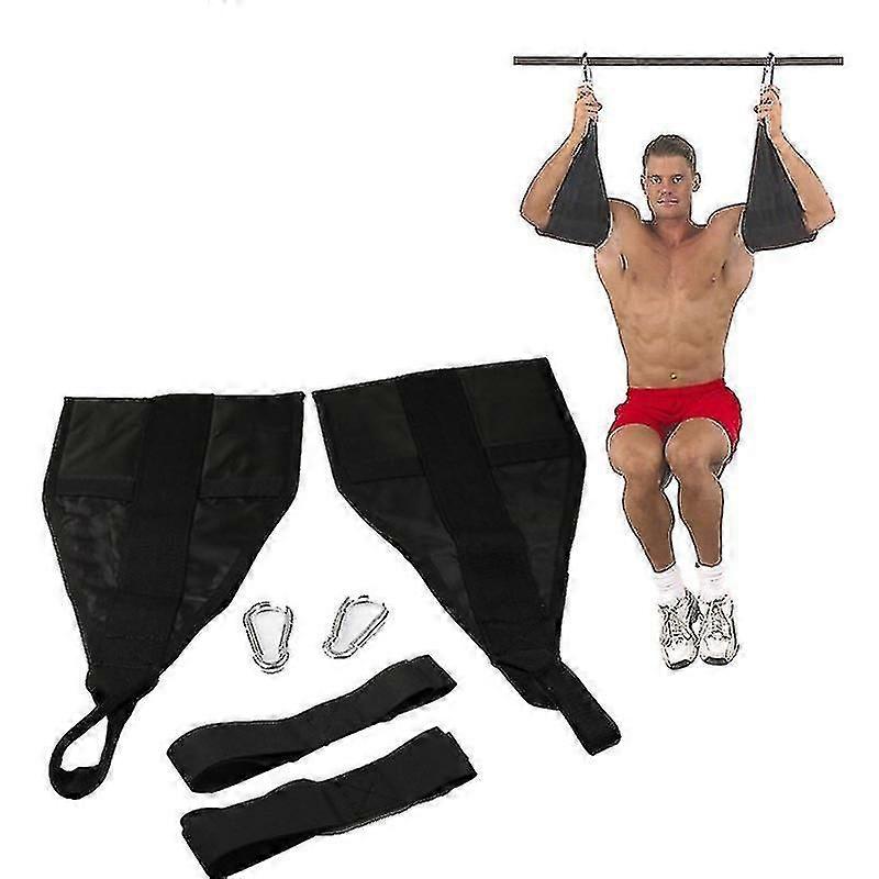 Nouvelle ceinture de traction abdominale avec sangles de suspension pour le fitness et l'entraînement des abdominaux : ceinture de suspension robuste pour le renforcement musculaire, les tractions et les redressements assis.