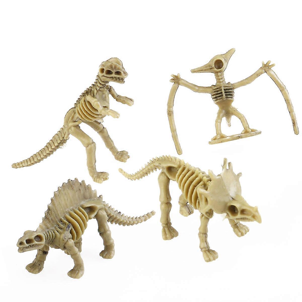 Children Dinosaur Toy Skeleton Figures for Playing 12Pcs Assorted