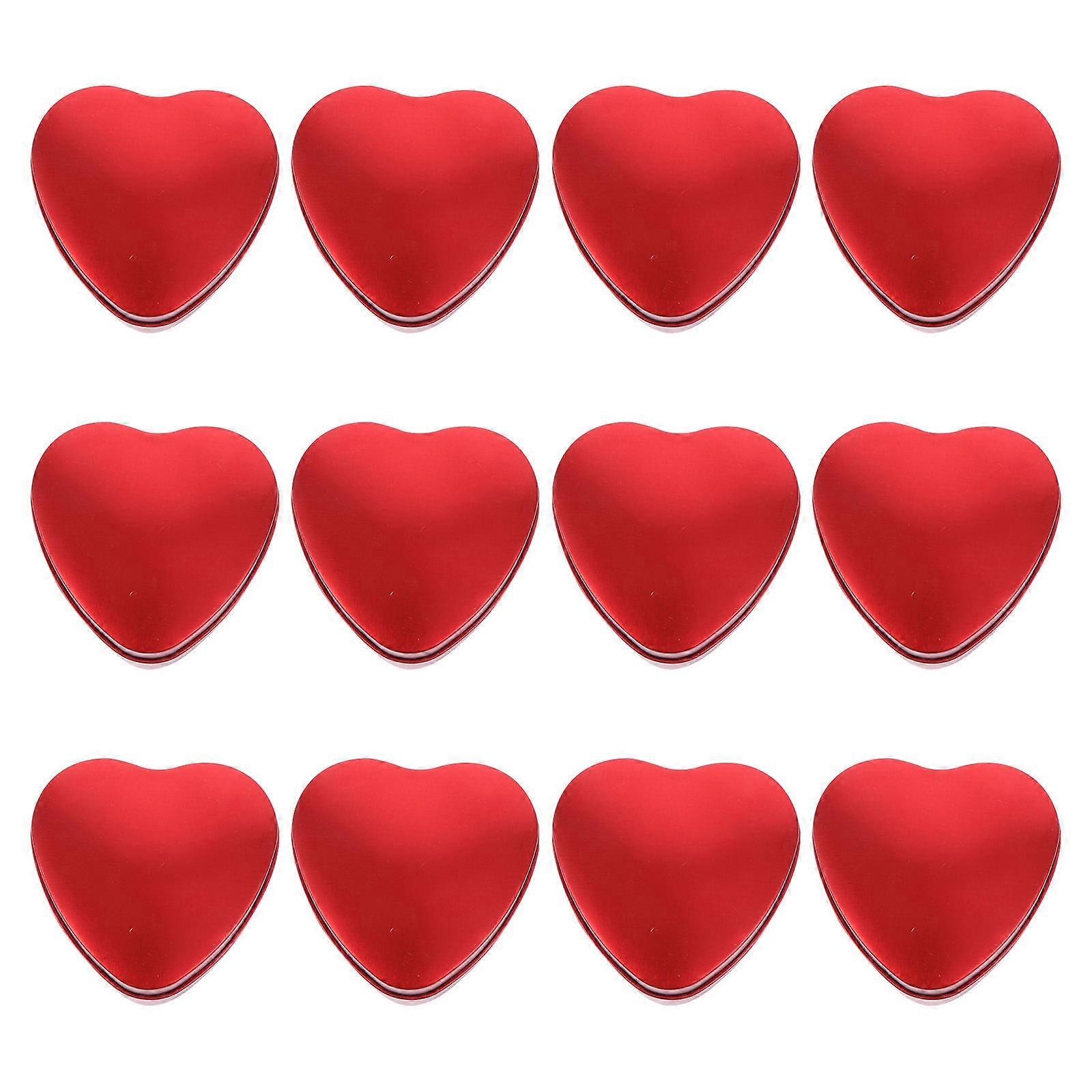 Heart Shaped Candy Box Decorative Packing Box for Wrapping 36Pcs Pack