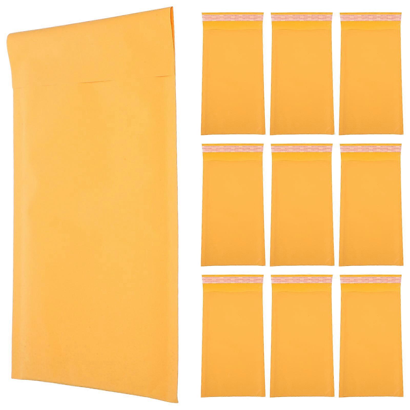 Craft Bubble Mailers for Packaging Yellow Seal 125Pcs