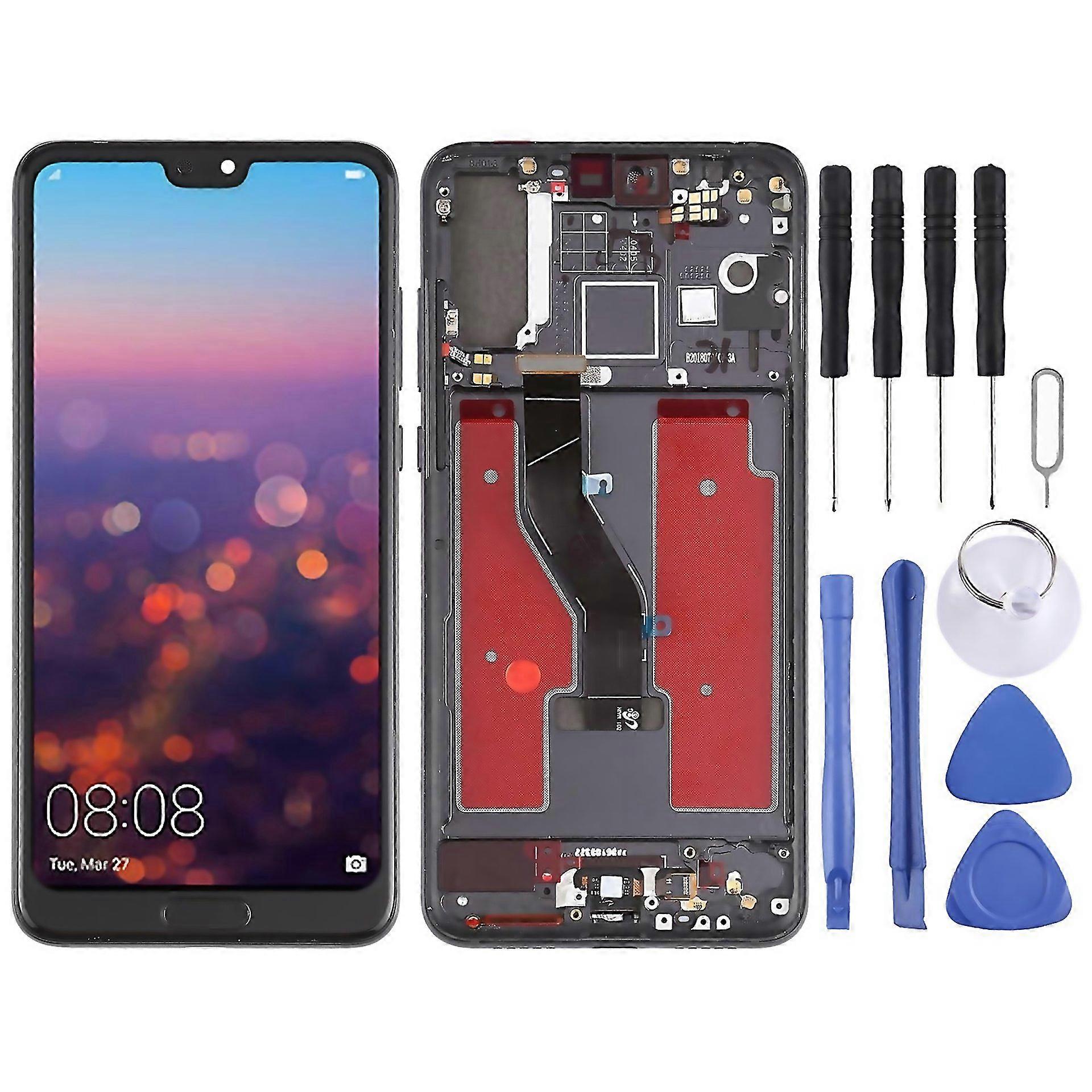 For Compatible Oled Lcd Screen For Huawei P20 Pro Digitizer Full Assembly With Frame