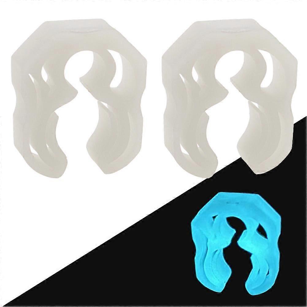 Pressure Gauge Hose Clip Buckle Diving With Quick Release For 1016mm Tubes Luminous Blue Secure Dive Gear Attachment