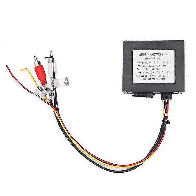 Autoradio MOST Fiber Optical Radio Decoder Verstärker Adapter Box für Porsche Cayenne für Mercedes B