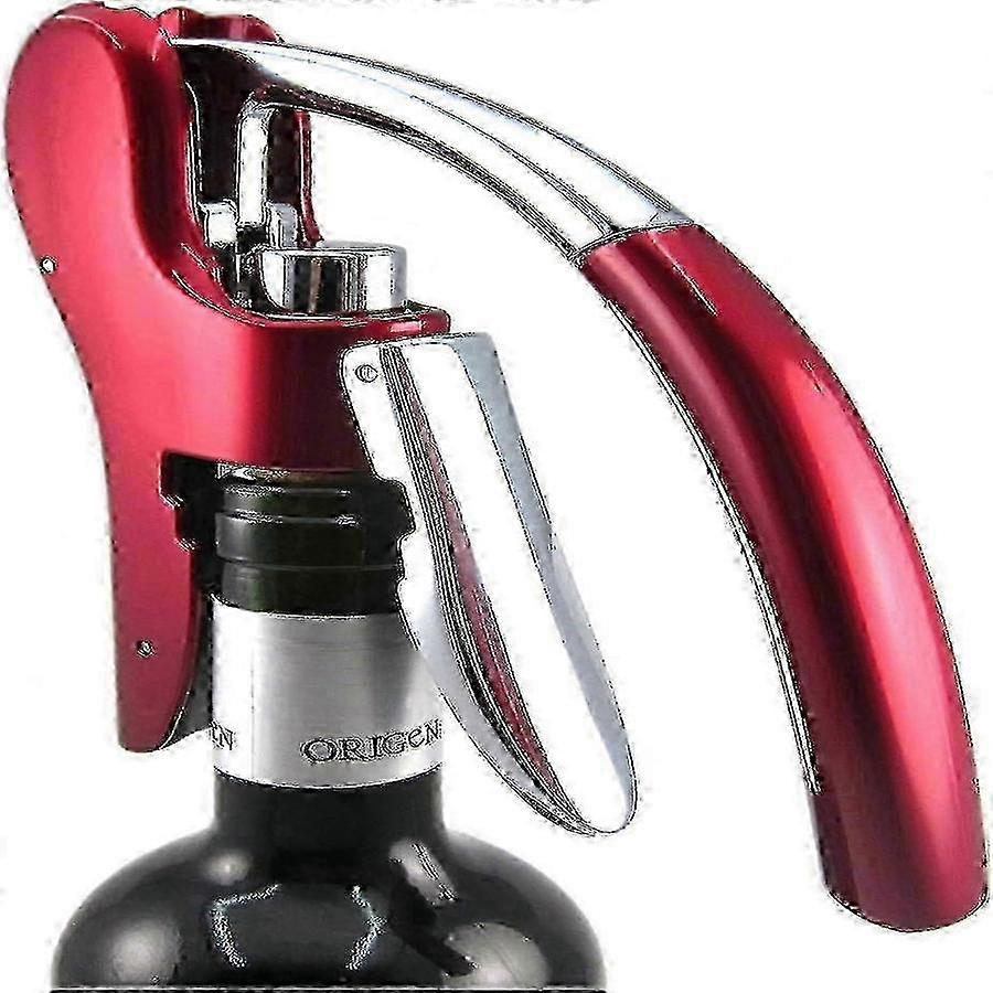 High Quality Zinc Alloy Lever Corkscrew with Foil Cutter and Bottle Opener