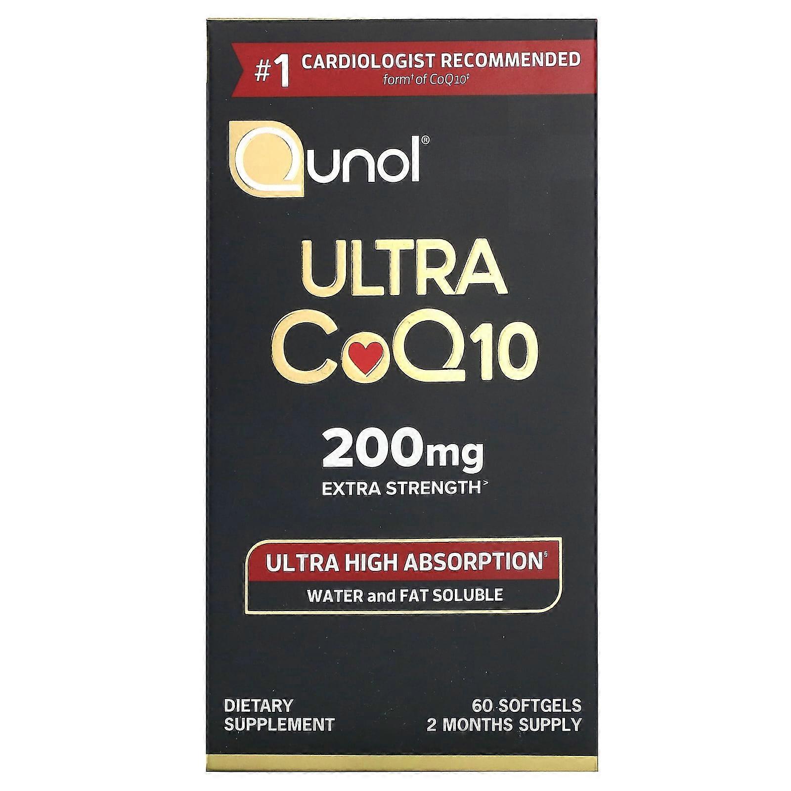 Qunol, Ultra CoQ10, 60 kapsułek miękkich
