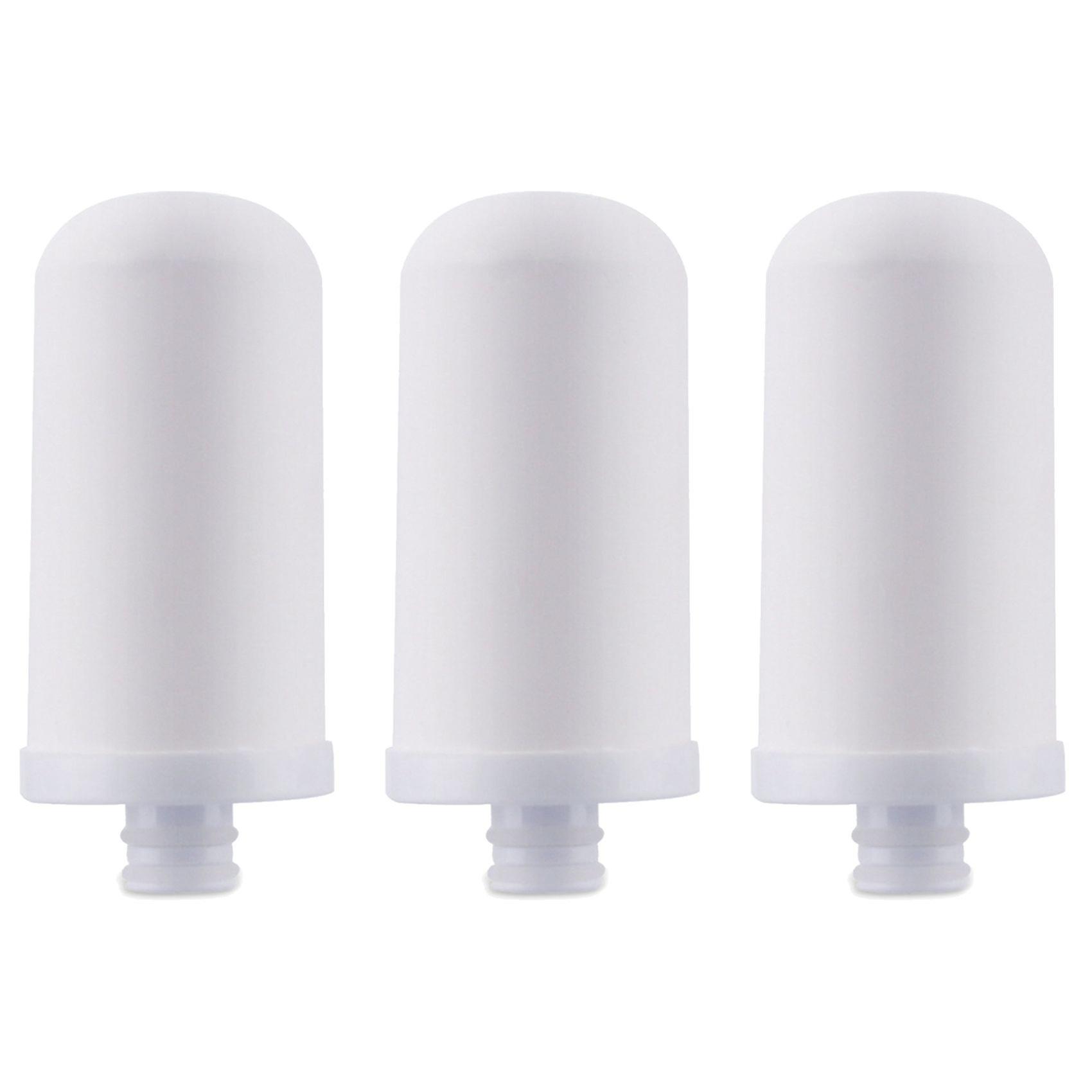 3Pcs/Set Faucet Water Purifier Filter Elements Filter Water Filter Pitcher Remove Fluoride, Lead, Microplastics for Home