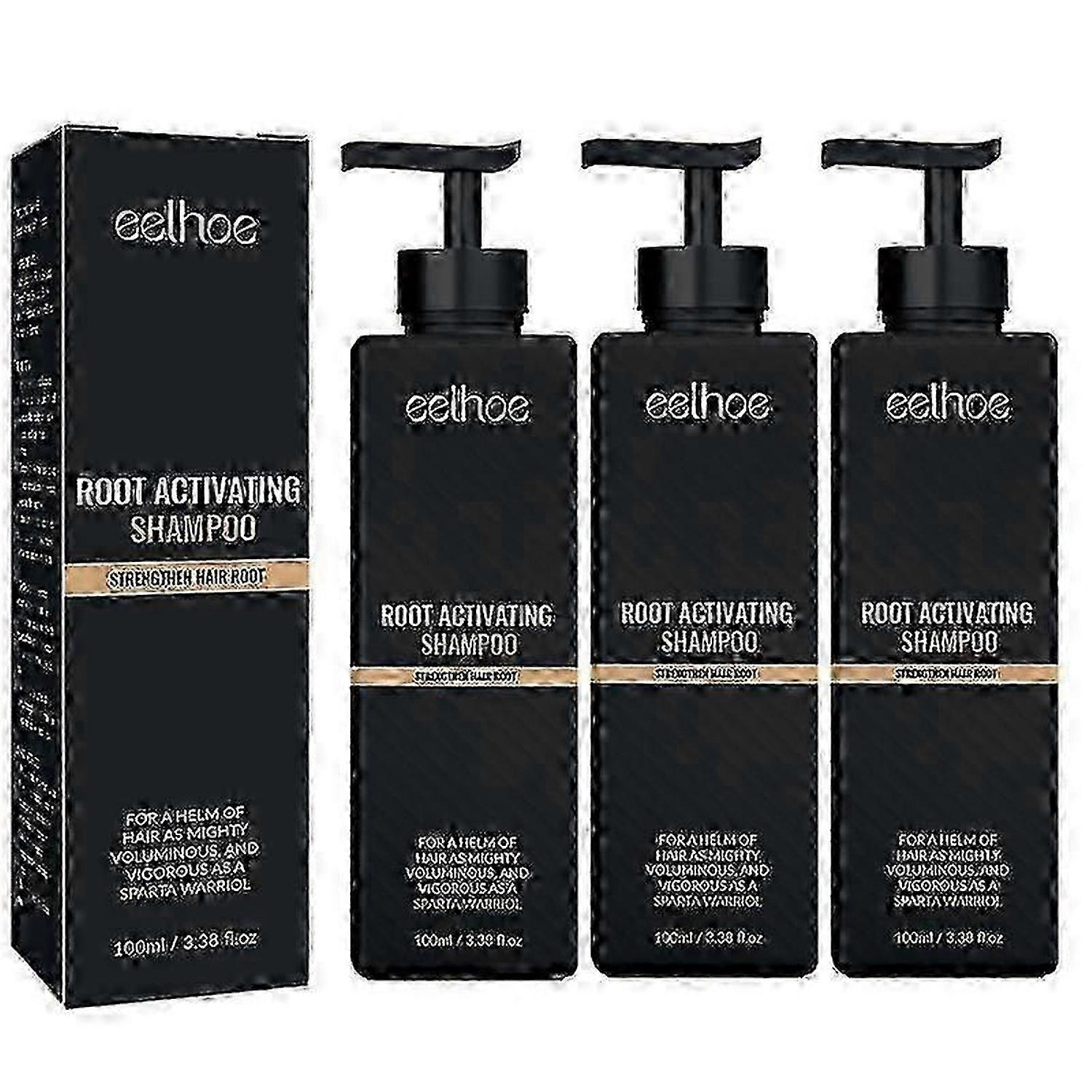 1-3 יחידות שמפו SPARTAN Root Activator, שמפו SPARTAN לנשירת שיער, שמפו מפעיל שורשים