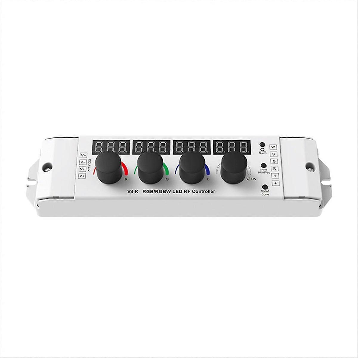 12-24VDC 4 Knob Key RGB/RGBW LED Dimmer RF Controller