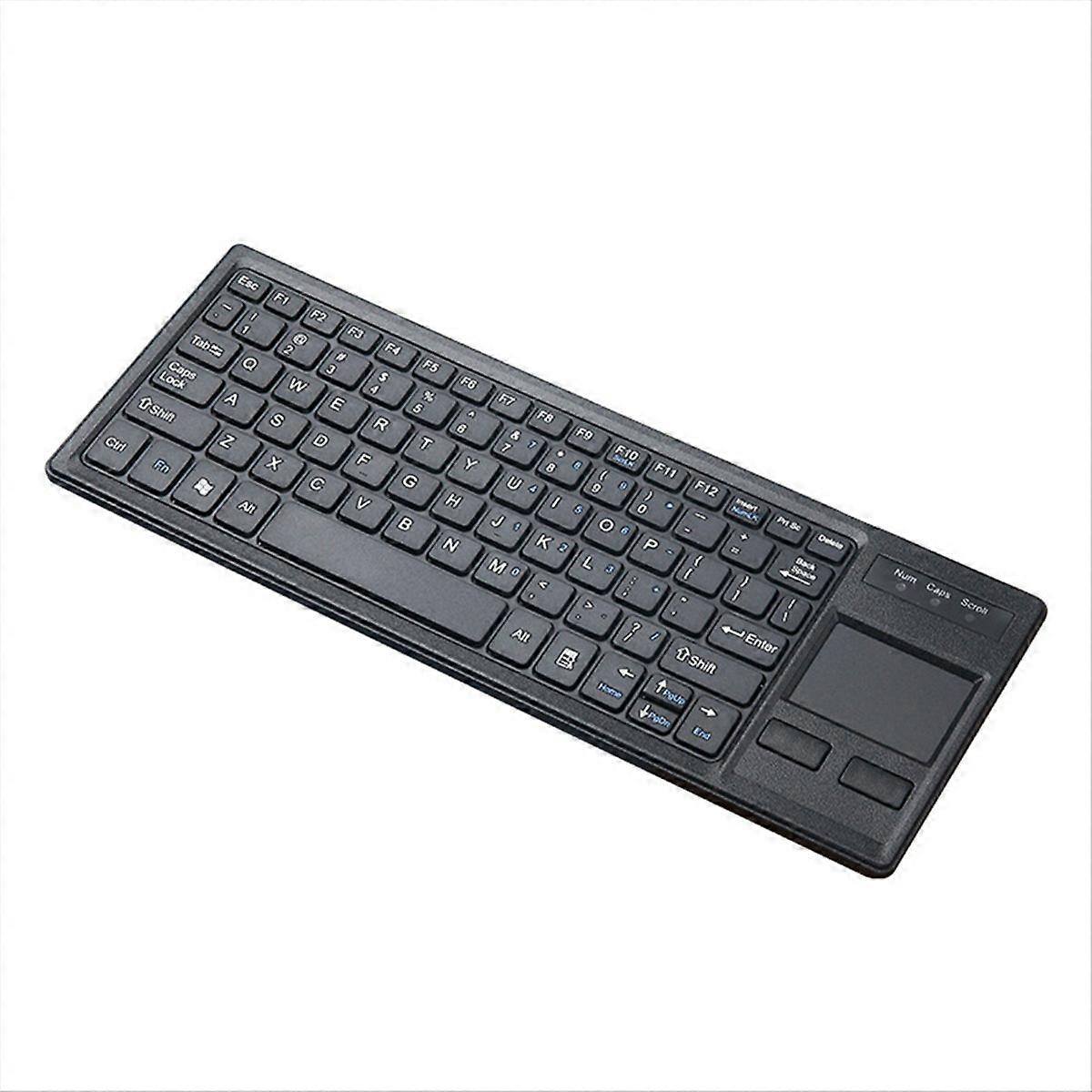 80 Keys USB Wired Keyboard Ultra Thin Mini Compact Touch Keyboard