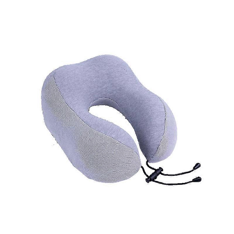 Solid color memory foam U-shaped pillow neck pillow travel out by plane U-shaped pillow