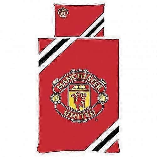Manchester United FC Core Stripe Bettbezug-Set