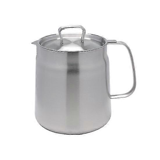 25-26 Oil Filter Pot Stainless Steel Pan Capacity with Handle Large Fryer Multi-Functional Fine Mesh