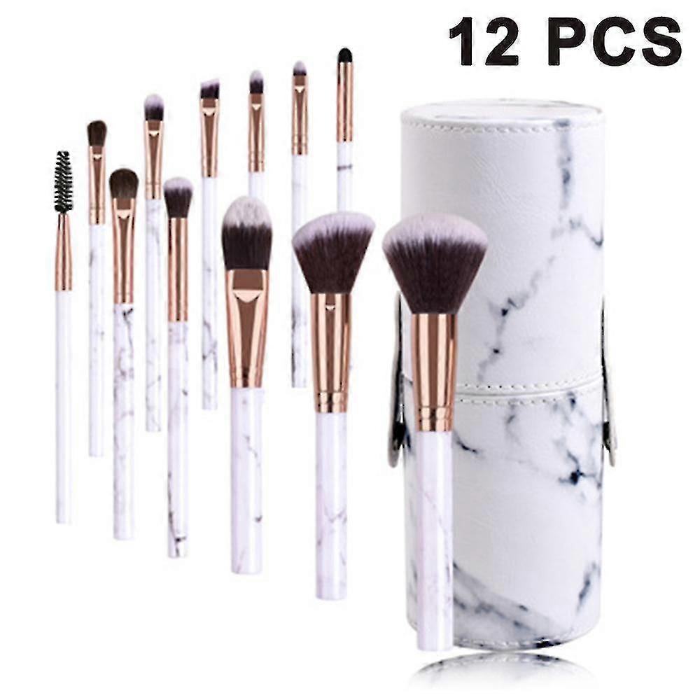 Make Up Brush Sets, 12 Pieces Marble Make Up Brushes