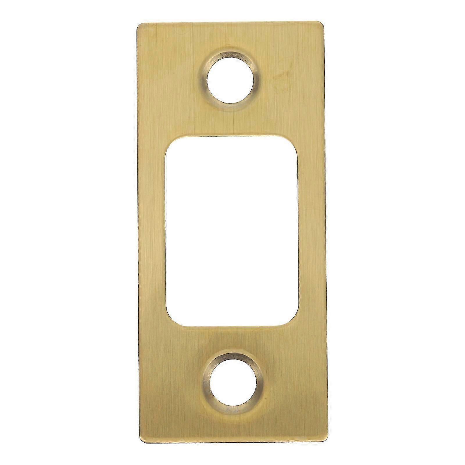 Door Latch Strike Plate Wooden Door Installation Wear Resistant Rectangular Shape 1Pack