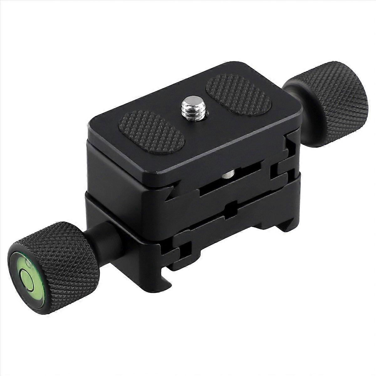 Base mobile double face avec plaque à dégagement rapide Support de caméra double