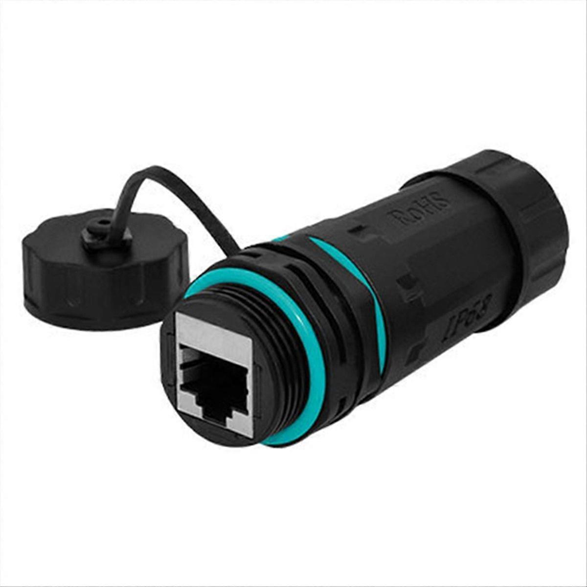 RJ45 Network Straight Head IP68 Cat5/Cat6 Network Cable Connector