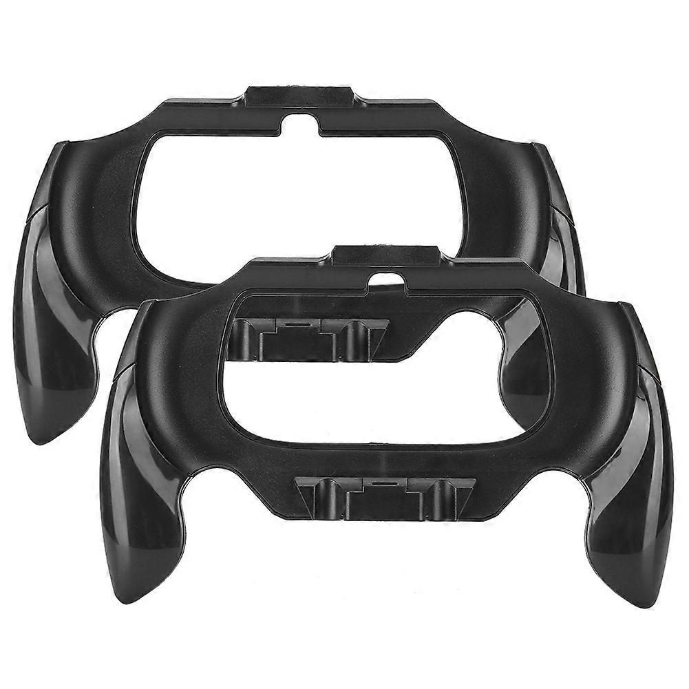 2Pcs Gamepad Handlebar Handgrip Bracket Support Accessory for Sony PSV2000 for PSVITAblack