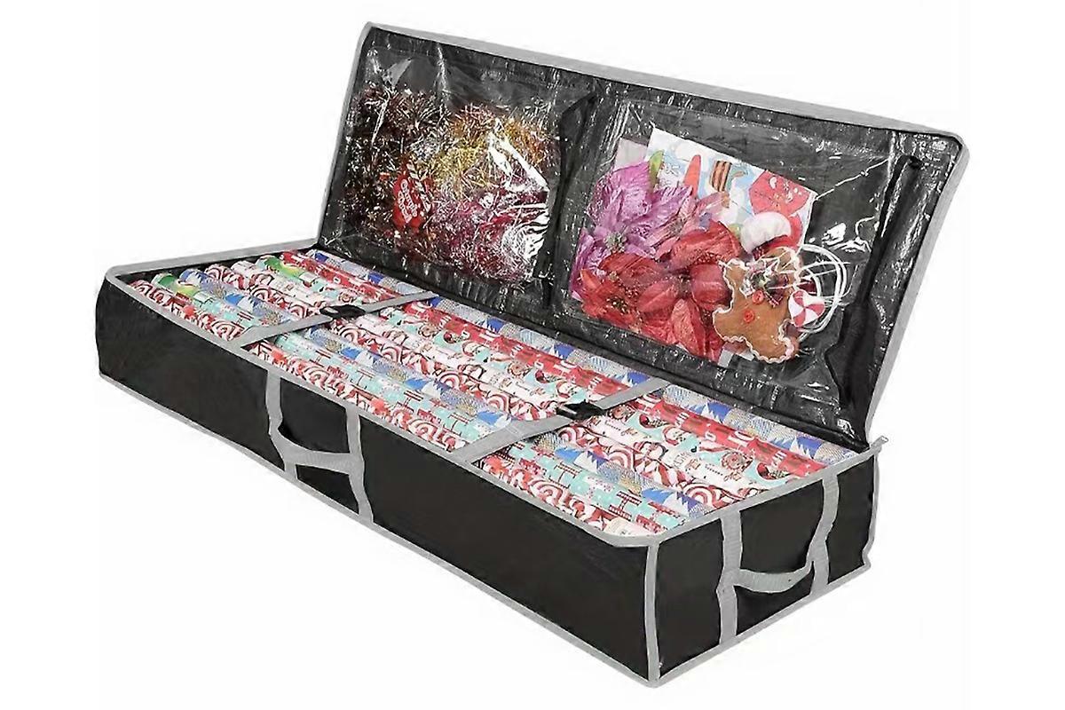 Wrapping Paper Storage Container Gift Wrap Organizer for Ribbon