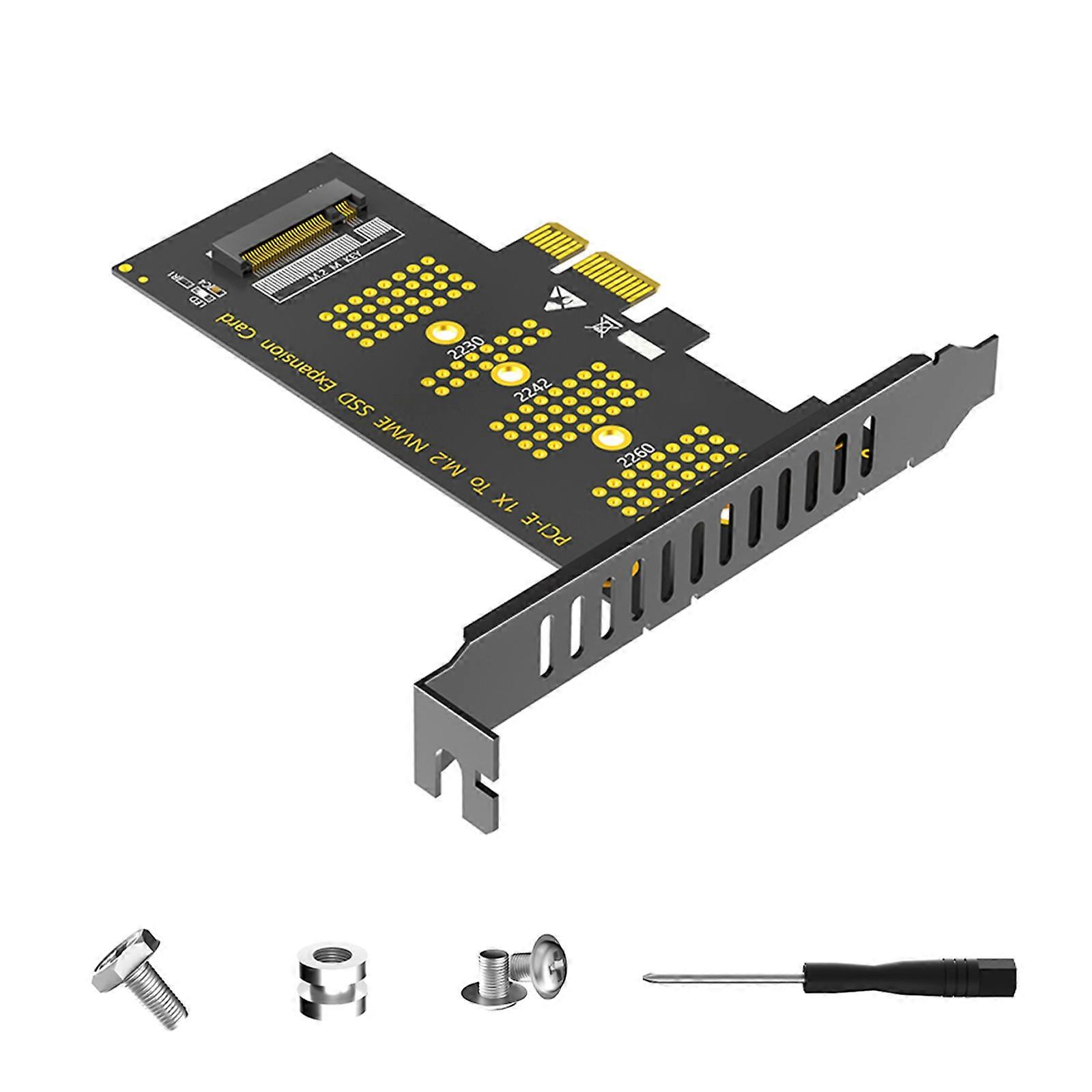 Nvme Solid Disk til PCIe 1X Adapter til M.2 2230 2242 2260 2280 Solid Disk Problemfri Integration Effektiv Flerfarvet
