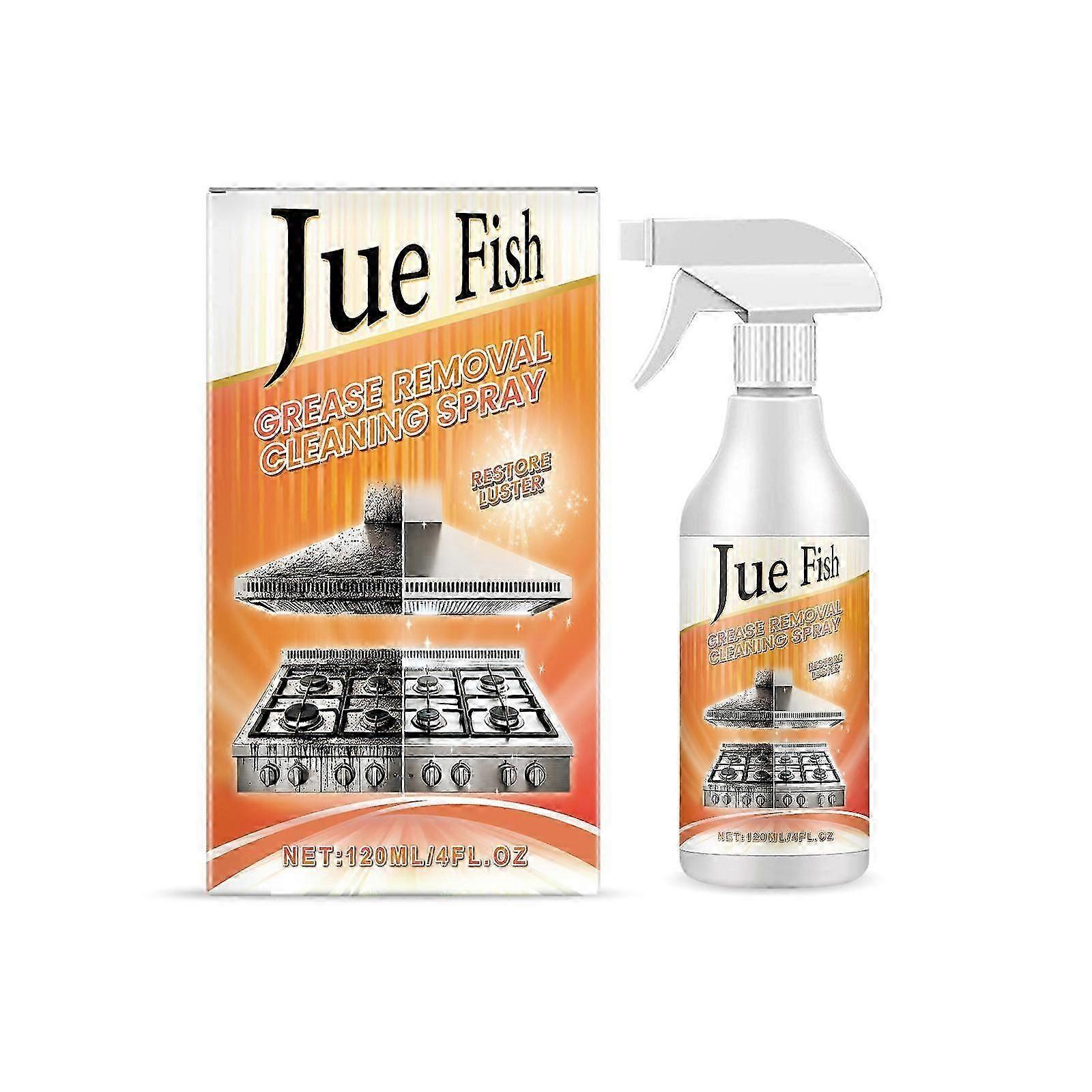Multi-Purpose Grease Remover Spray for Kitchen - 120ml Oil Cleaning Solution