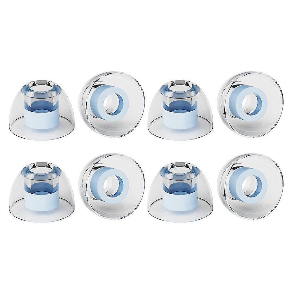 For NiceHCK Liquid Silicone Eartips 4 Pairs Full Set Soft Comfort Fit Enhanced Sound Field Real Machine Mold