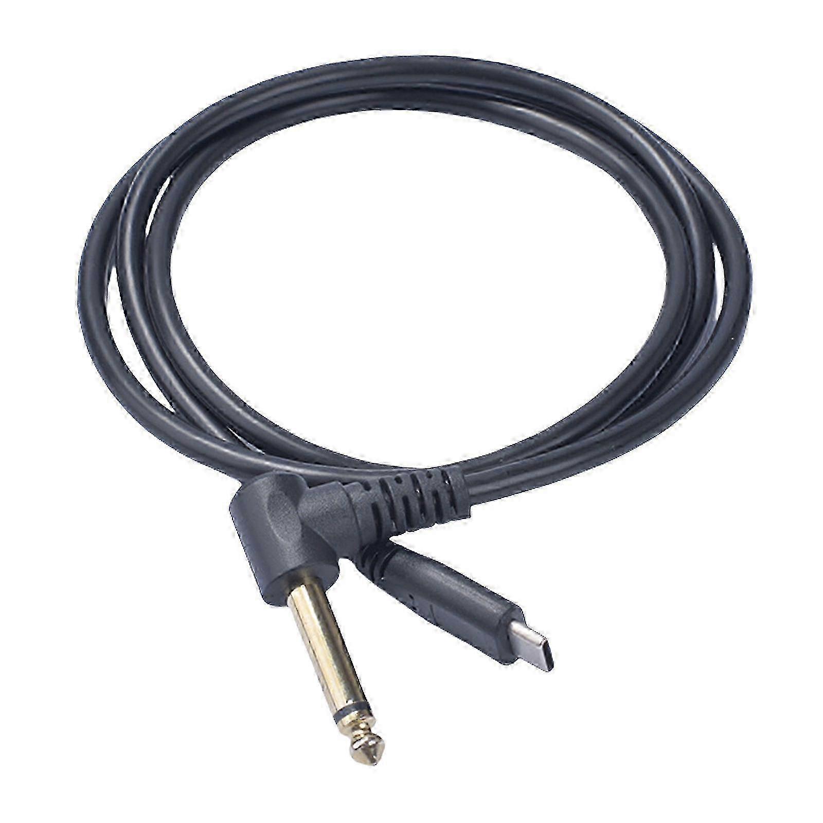 1 to 1 or 1 to 2 USB C to 6.35mm Conversion Cable Type C to 1/4inch Connector Cord for Professional Equipment