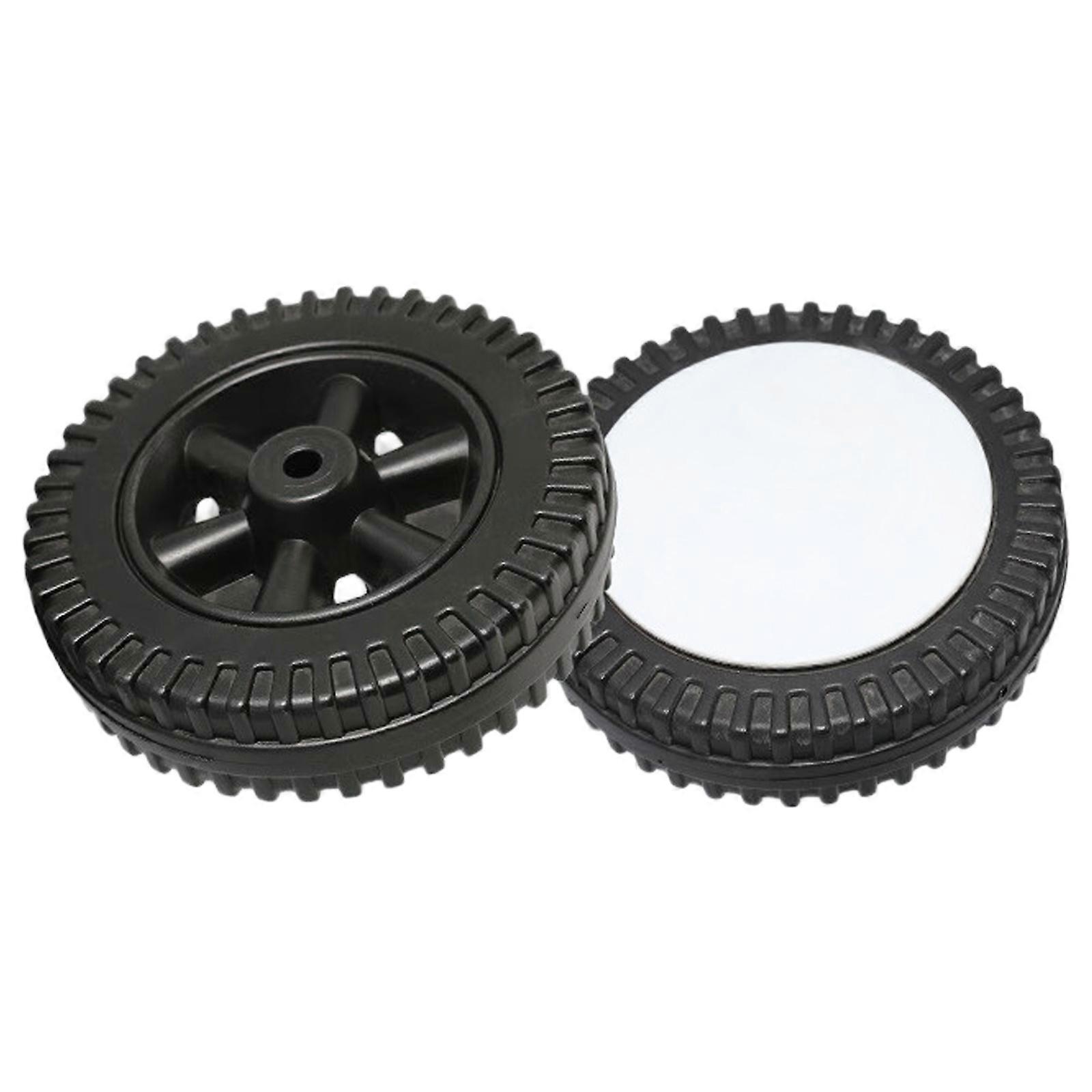 Universal 6inch BBQ Replacement Wheel With Heat Resistant Plastic Materials Smooth Rolling Mobility Multicolor