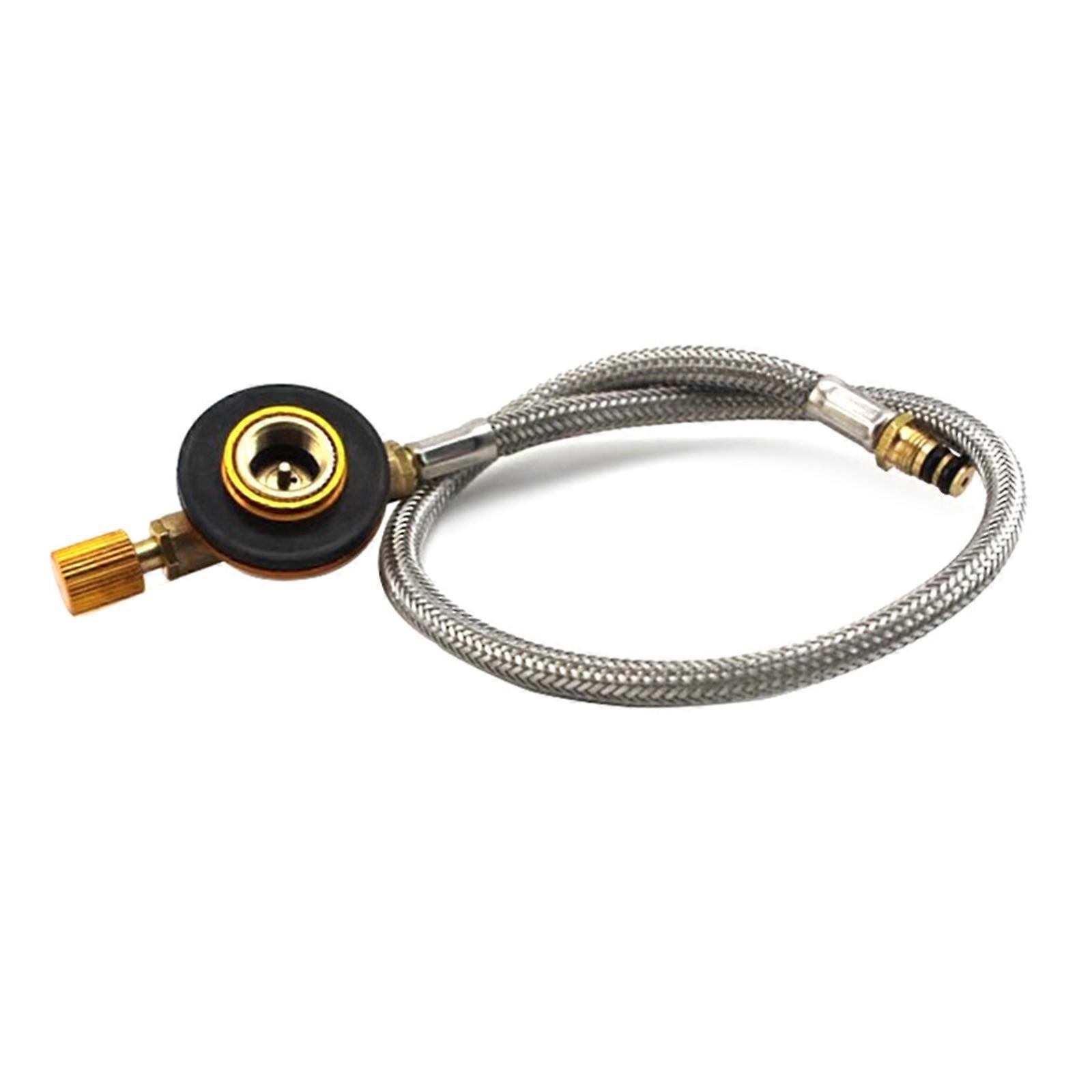 Gas Extension Hose Portable Gas Bottle Pipe Connector Replacement Extend Tube For Outdoor Cooking Easy to Install Multicolor