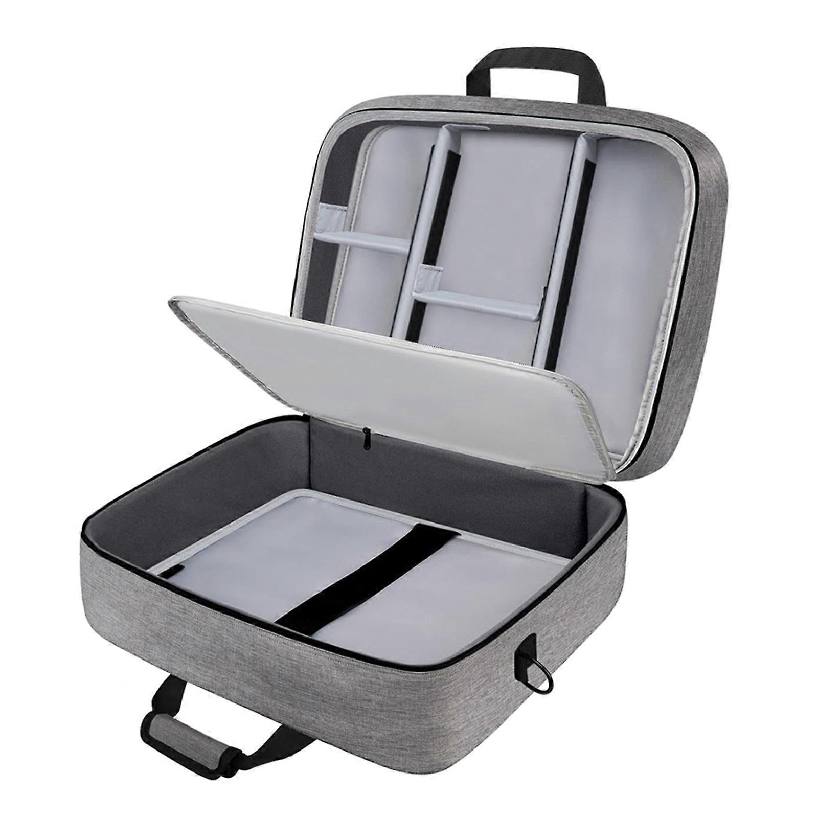 Compactly Mixing Board Organizers Case With Shock Absorbing Foam Interior Fits Recording Cables Microphones Securely Multicolor