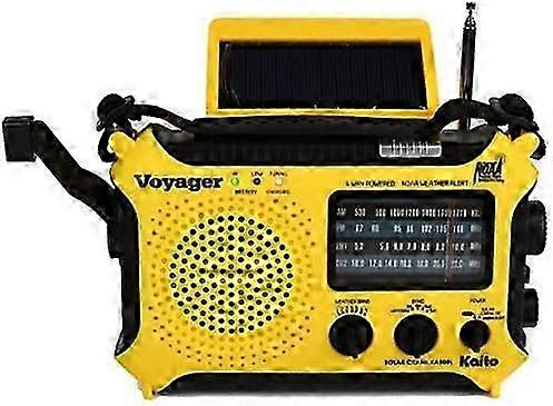 KA500L 4-Way Powered Emergency AM/FM/SW NOAA Weather Alert Radio with Solar,Dynamo Crank,Flashlight SZRH A-D