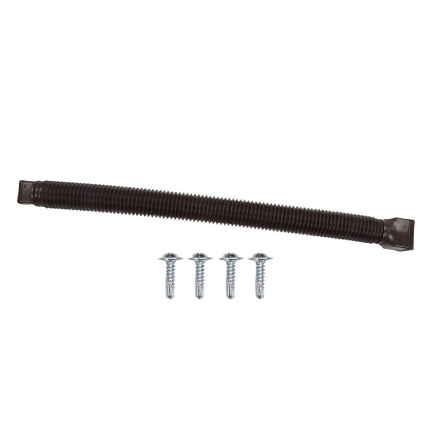 Downspout Extender Retractable Rain Gutter Drainage Pipe Down Spout Drain Extensions Brown
