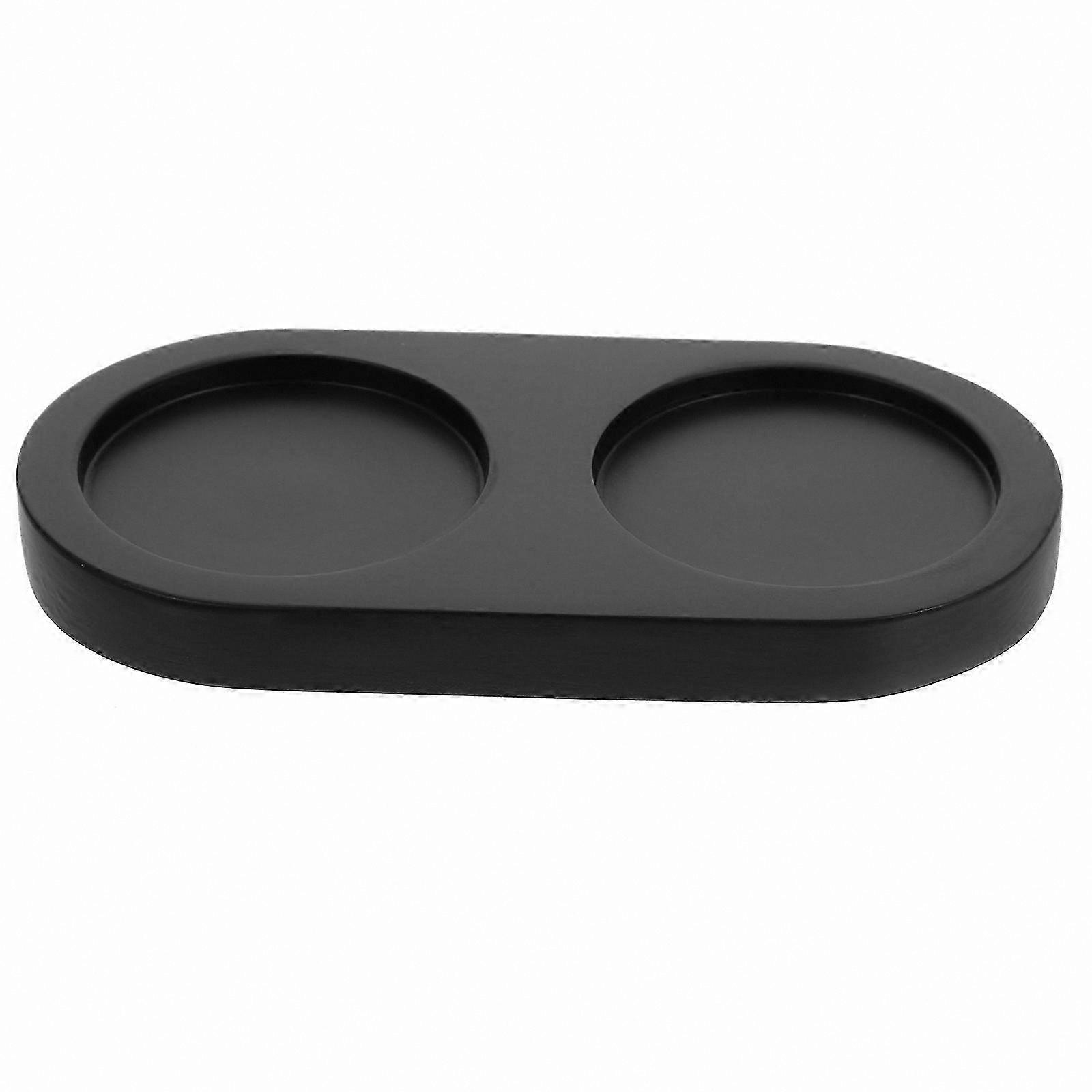 Wooden Tray for Pepper Grinder and Bottle Rest