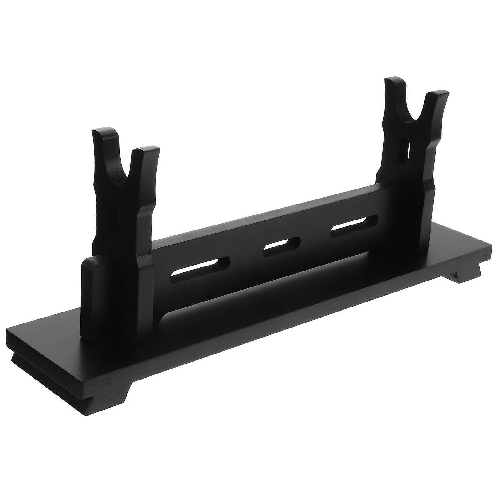 Sword Holder Wooden Stand for Home Use Single Horizontal Display Stand