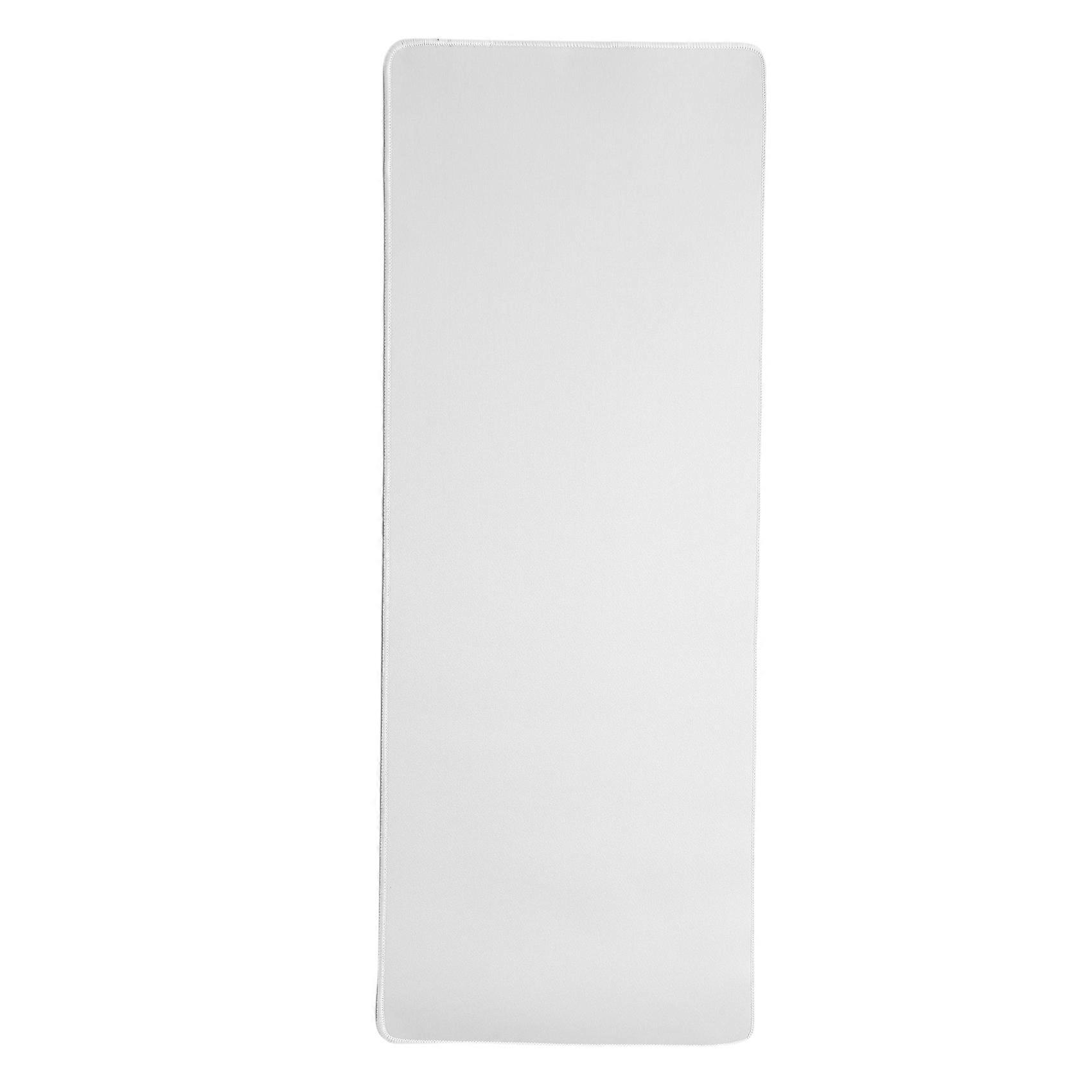 Extended Rubber Gaming Mouse Pad, for Work, Study-White Seam