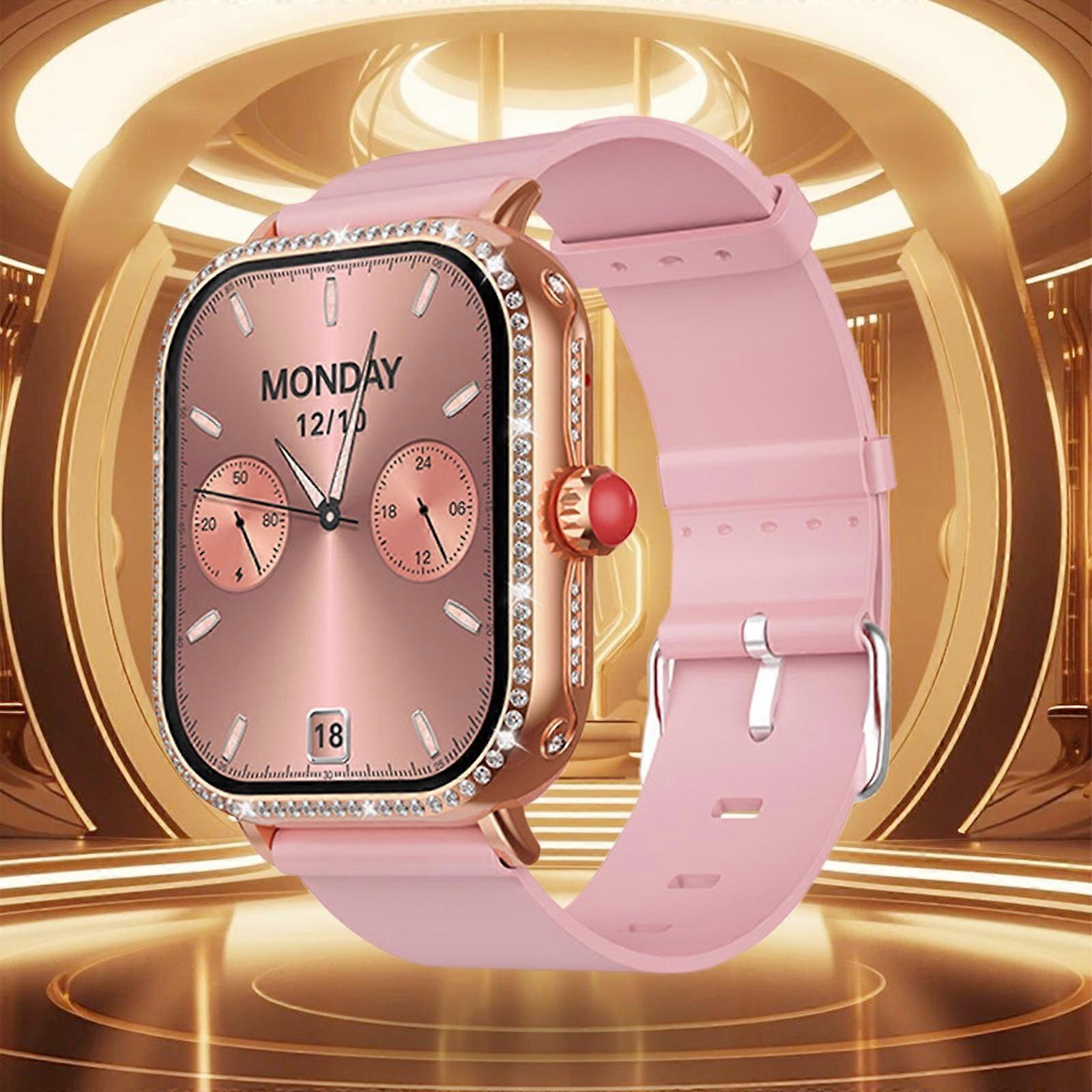 Women's Smart Watch with Bluetooth Calling, Sleep Monitor & 15-Day Battery | Compatible with iOS/Android