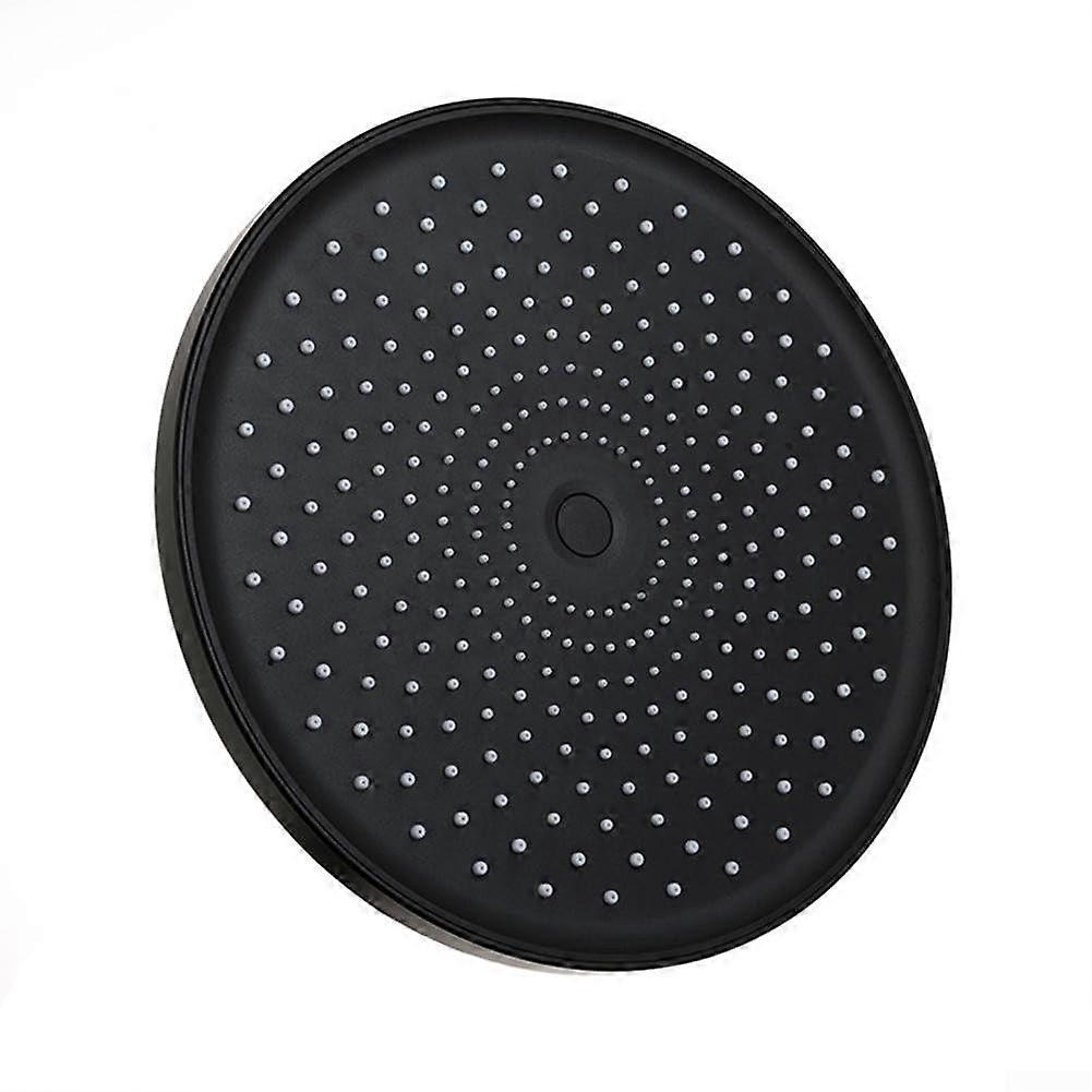 10 Inch Rainfall Shower Head with SelfCleaning Nozzles, Adjustable Angle, ABS Silver/Black
