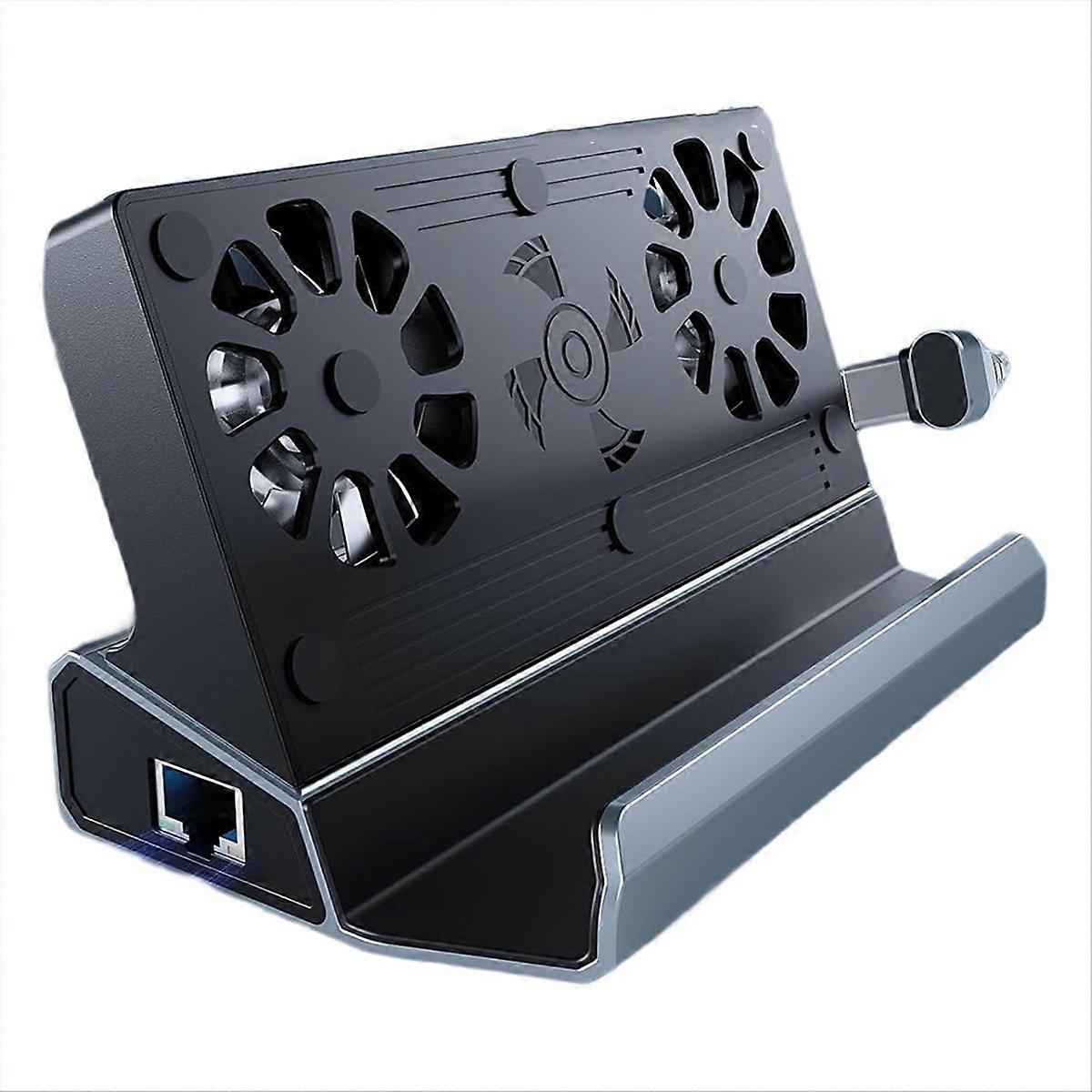 Dockingstation für / Ally/Legion Go, 10 in 1 Dual Fan Dock 1000Mbps Ethernet, 3.0 PD100W Aufladung