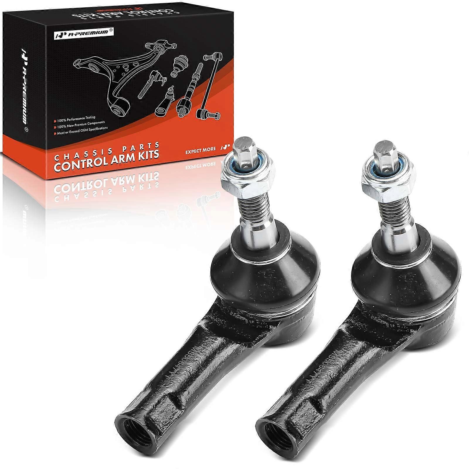 2x Front Outer Tie Rod Ends for Buick Encore and Chevrolet Trax 20132022 Driver Passenger Side