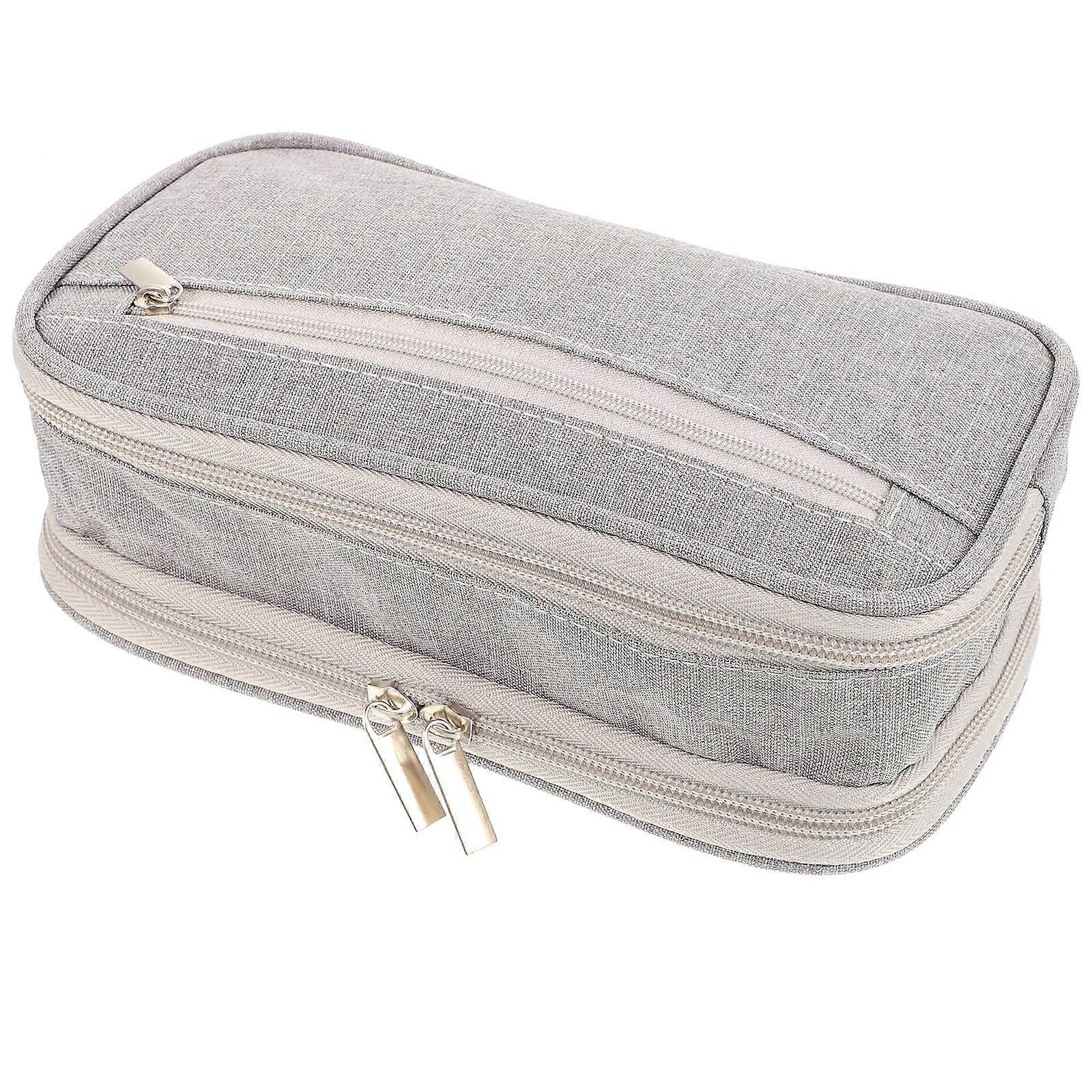 Large Capacity Multifunctional Pencil Pouch Rectangular Organization School Travel Accessories 1Pack