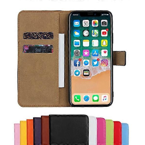 Compatible with iPhone 11 Pro - Genuine Leather Case - Light Blue LightBlue Light Blue