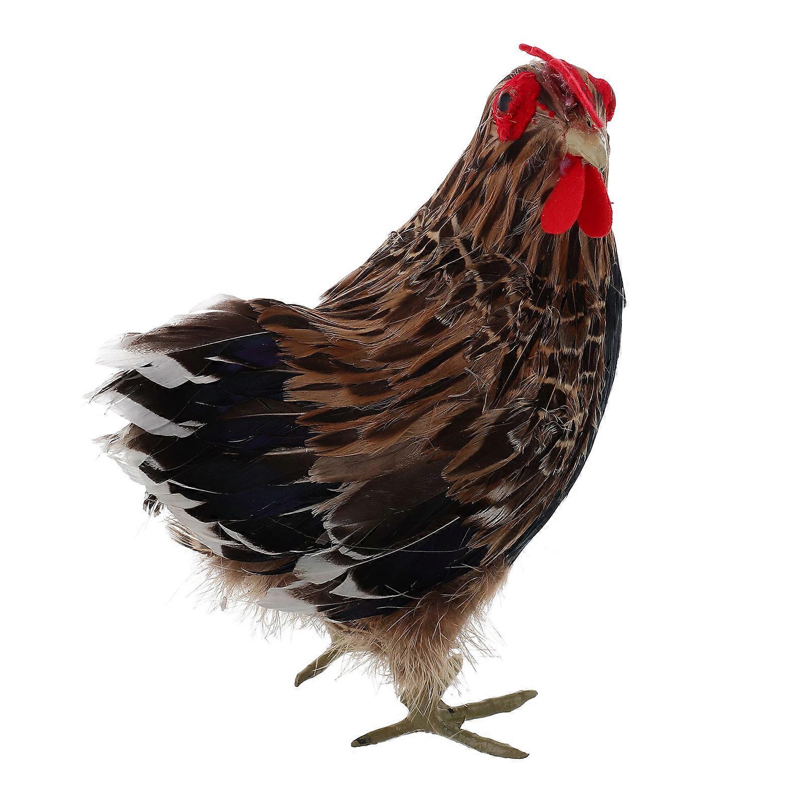 Artificial Chicken Model for Lawn Decoration and Backyard Display