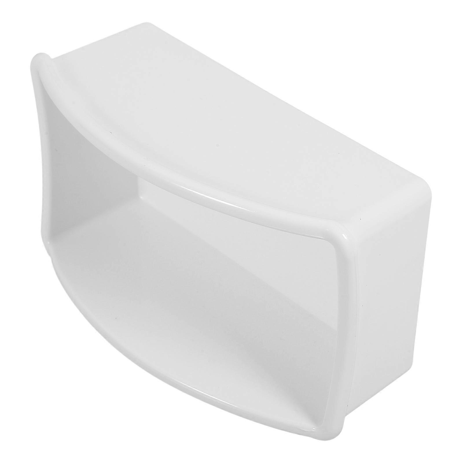 White Acrylic Tea Bag Organizer with Wonderful Storage Function for Desktop Use Sturdy and Compact