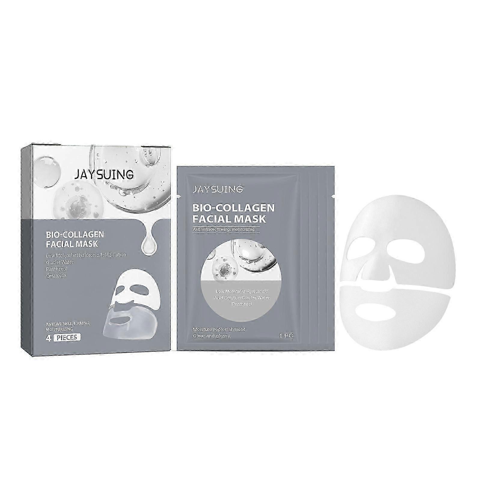 Collagen Hydrating Mask Set - Brightening, Anti-Aging, Deep Moisture, 4 Pieces