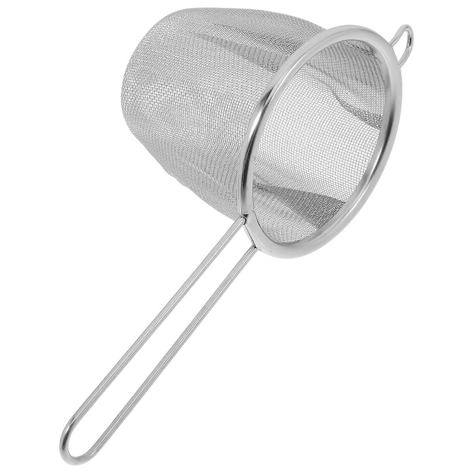 Filtering Tea Infuser Stainless Steel Fine Mesh Strainer with Handle for Tea