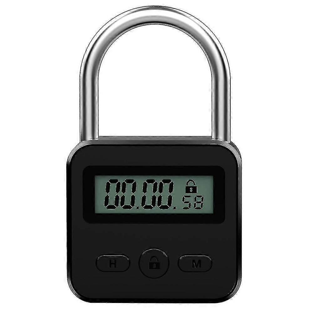 Metal Timer Lock Lcd Display Multi-function Electronic Time 99 Hours Max Timing Usb Rechargeable Ti-JJ