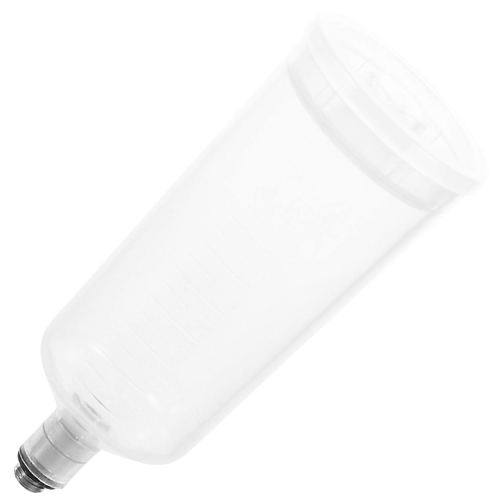 Spray Paint Cup Plastic Airbrush Cup Pot for Storage Use White Container