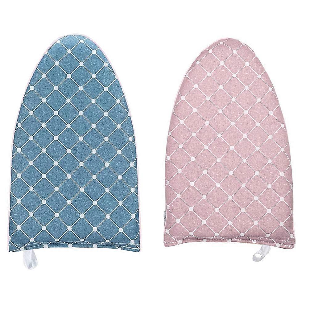 Assorted Color Heat Resistant Ironing Gloves for Home Use Comfortable Flexible Grip 2Pcs Polyester