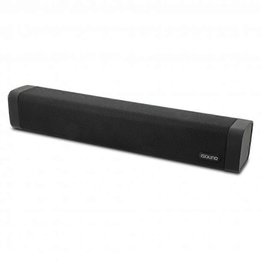 Bluetooth Sound Bar with FM Radio, Bluetooth 5.0, USB/MicroSD Playback, Speakerphone, Black