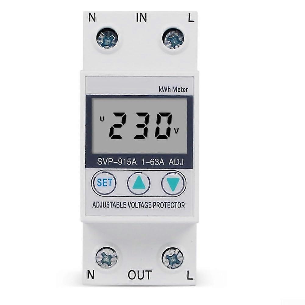 Intelligent OverUnder Voltage Protector With Built In Power Meter For Monitoring Supply Model Compatible Voltage Range