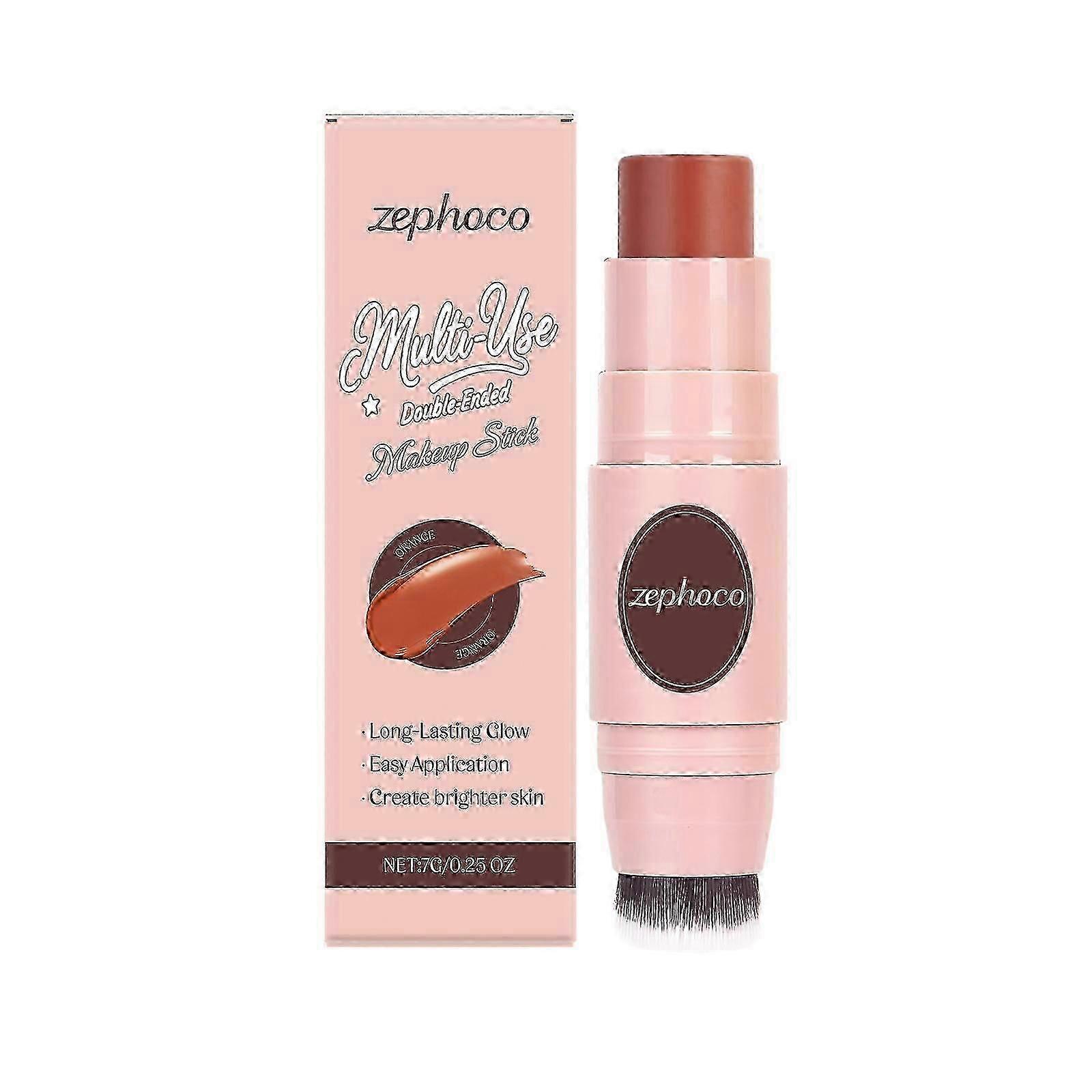 Orange Multi-Purpose Double-Headed Makeup Stick